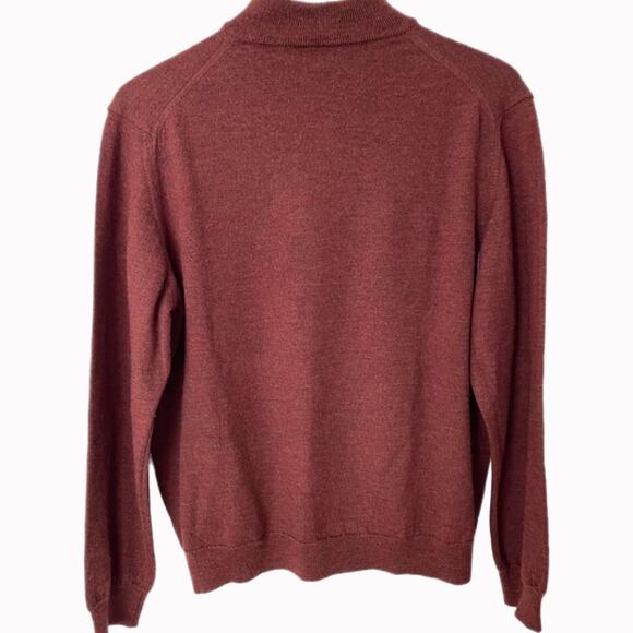 Vintage 90s Mock Neck Sweater Sz M - Picture 2 of 4